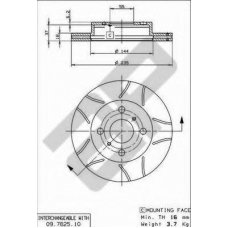 X 24770 AP Тормозной диск