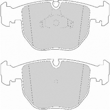 FD6809A NECTO Комплект тормозных колодок, дисковый тормоз
