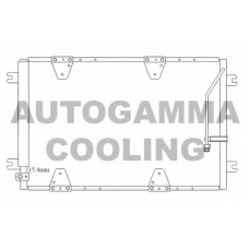 105561 AUTOGAMMA Конденсатор, кондиционер