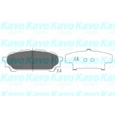 KBP-8019 KAVO PARTS Комплект тормозных колодок, дисковый тормоз
