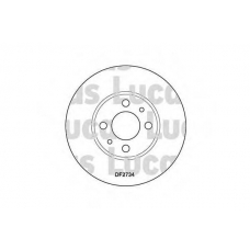DF2734 TRW Тормозной диск