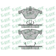 05P1193 LPR Комплект тормозных колодок, дисковый тормоз