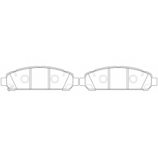 FP1401 FIT Комплект тормозных колодок, дисковый тормоз