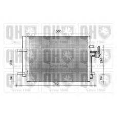 QCN499 QUINTON HAZELL Конденсатор, кондиционер
