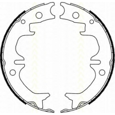 8100 13038 TRISCAN Комплект тормозных колодок, стояночная тормозная с