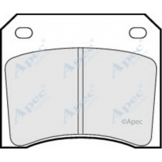 PAD557 APEC Комплект тормозных колодок, дисковый тормоз