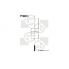 V998915 BGA Выпускной клапан