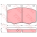 GDB674 TRW Комплект тормозных колодок, дисковый тормоз