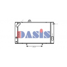 010005N AKS DASIS Радиатор, охлаждение двигателя