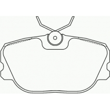 MDB1390 MINTEX Комплект тормозных колодок, дисковый тормоз
