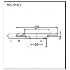 ADC 0403V Allied Nippon Гидравлические цилиндры