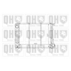 QER1025 QUINTON HAZELL Радиатор, охлаждение двигателя