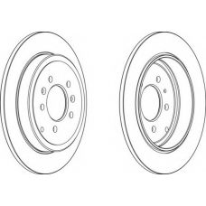 DDF245-1 FERODO Тормозной диск