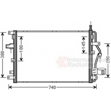 59005158 VAN WEZEL Конденсатор, кондиционер