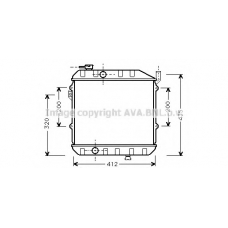 DU2007 Prasco Радиатор, охлаждение двигателя