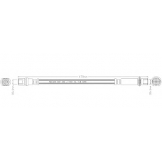 2213 REMKAFLEX Тормозной шланг