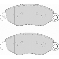 AVR111 ABEX Комплект тормозных колодок, дисковый тормоз