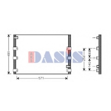 212019N AKS DASIS Конденсатор, кондиционер