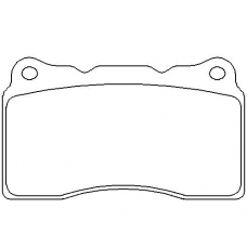 MDB1859 MINTEX Комплект тормозных колодок, дисковый тормоз