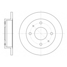 D6568.00 WOKING Тормозной диск