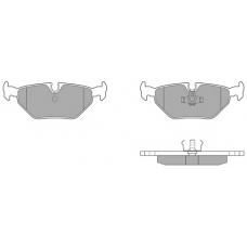 FBP-0733 FREMAX Комплект тормозных колодок, дисковый тормоз