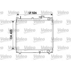 734162 VALEO Радиатор, охлаждение двигателя
