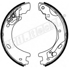 1092.313 fri.tech. Комплект тормозных колодок, стояночная тормозная с