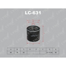 LC-631 LYNX Фильтр масляный