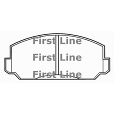 FBP1014 FIRST LINE Комплект тормозных колодок, дисковый тормоз