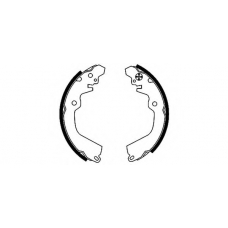 MFR369 MINTEX Комплект тормозных колодок