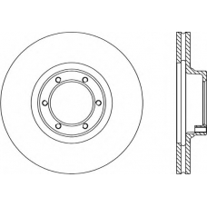 BDA1440.20 OPEN PARTS Тормозной диск