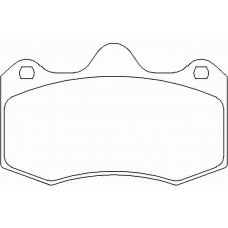 MDB3077 MINTEX Комплект тормозных колодок, дисковый тормоз