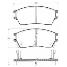 BLF643 QUINTON HAZELL Комплект тормозных колодок, дисковый тормоз