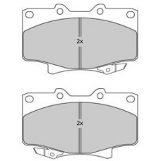 FBP-1753 FREMAX Комплект тормозных колодок, дисковый тормоз