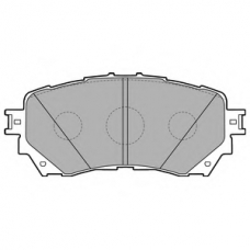 LP2487 DELPHI Комплект тормозных колодок, дисковый тормоз