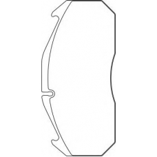 CVP018K DON Комплект тормозных колодок, дисковый тормоз