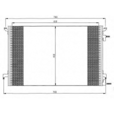 35467 NRF Конденсатор, кондиционер