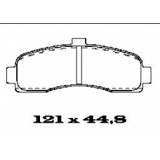 BL1357A1 FTE Комплект тормозных колодок, дисковый тормоз