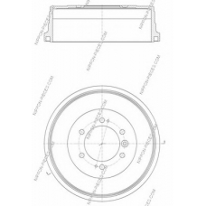 T340A03 NPS Тормозной барабан