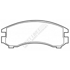 FBP1074 FIRST LINE Комплект тормозных колодок, дисковый тормоз