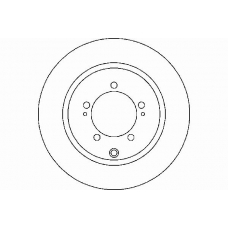 MDC1574 MINTEX Тормозной диск