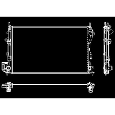 RA0200870 J. DEUS Радиатор, охлаждение двигателя