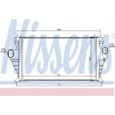 96764 NISSENS Интеркулер
