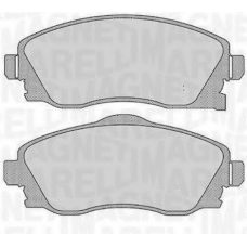 363916060551 MAGNETI MARELLI Комплект тормозных колодок, дисковый тормоз