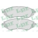 05P682 LPR Комплект тормозных колодок, дисковый тормоз