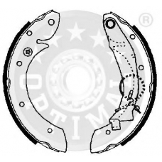 BB-4190 OPTIMAL Комплект тормозных колодок