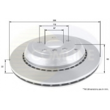 ADC1649V COMLINE Тормозной диск