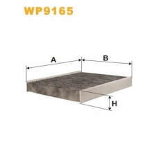 WP9165 WIX Фильтр, воздух во внутренном пространстве