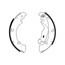 MSP295 MINTEX Комплект тормозных колодок