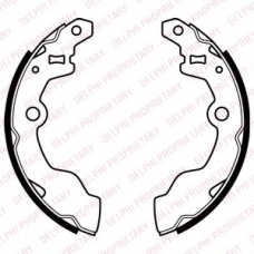 LS2069 DELPHI Комплект тормозных колодок